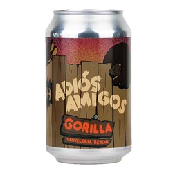 Bild von Gorilla - ADIOS AMIGOS - STOUT - Berlin - Dose 0,33l 