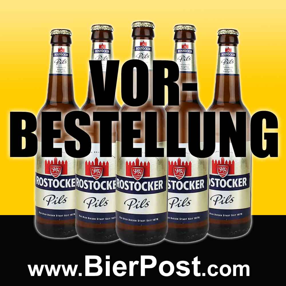 Bild von VORBESTELLUNG - Rostocker PILS - aus Mecklenburg Vorpommern - 0,5l 