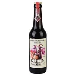 Bild von Kuehn Kunz Rosen - GUTENBERG BOCK - BARREL AGED - Jahrgang 2023 ROTWEIN  - 0,33l 