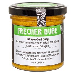 Zeige Details für Glenns Rügener Senf - FRECHER BUBE - ESTRAGON - 160g Bild von Glenns Rügener Senf - FRECHER BUBE - ESTRAGON - 160g