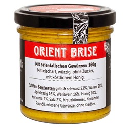 Zeige Details für Glenns Rügener Senf - ORIENT BRISE - Kreuzkümmel und Koriander - 160g Bild von Glenns Rügener Senf - ORIENT BRISE - Kreuzkümmel und Koriander - 160g