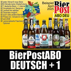 Zeige Details für BierPostABO "DEUTSCH+1" -  incl. Versand in DE, incl BierPostCARD  Bild von BierPostABO "DEUTSCH+1" -  incl. Versand in DE, incl BierPostCARD