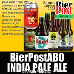 Zeige Details für BierPostABO - INDIA PALE ALE (IPA) - incl. BierPostCARD GRATIS dazu  incl. Versandkosten in DE   Bild von BierPostABO - INDIA PALE ALE (IPA) - incl. BierPostCARD GRATIS dazu  incl. Versandkosten in DE