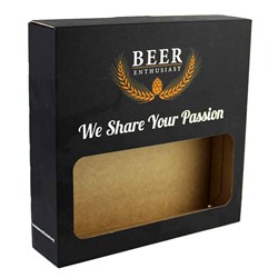 Bild von Geschenkkarton für 4 x 0,5l Flaschen  (ohne Inhalt) - die Biere bestellen sie bitte extra