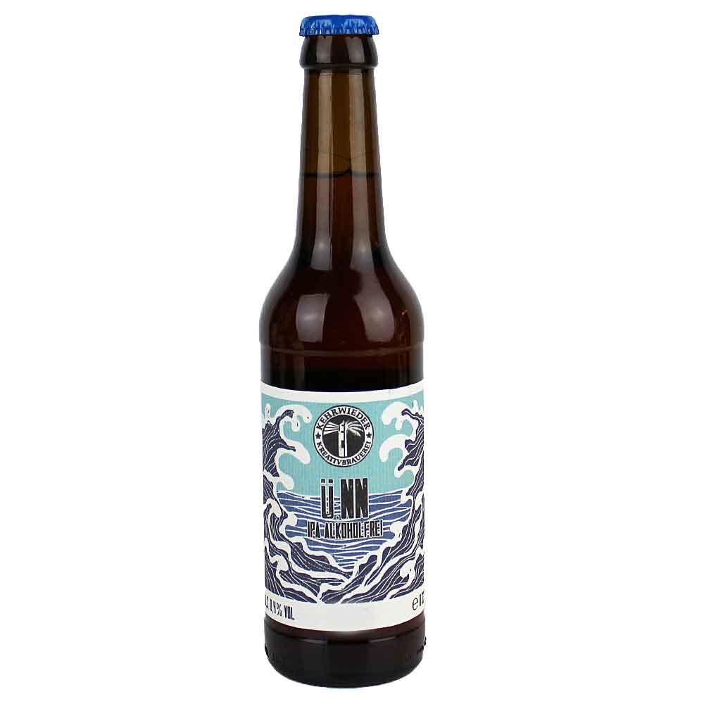 Bild von Kehrwieder Kreativbrauerei - ü.NN - ÜBER NORMAL NULL - IPA "ALKOHOLFREI" - 0,33l -
