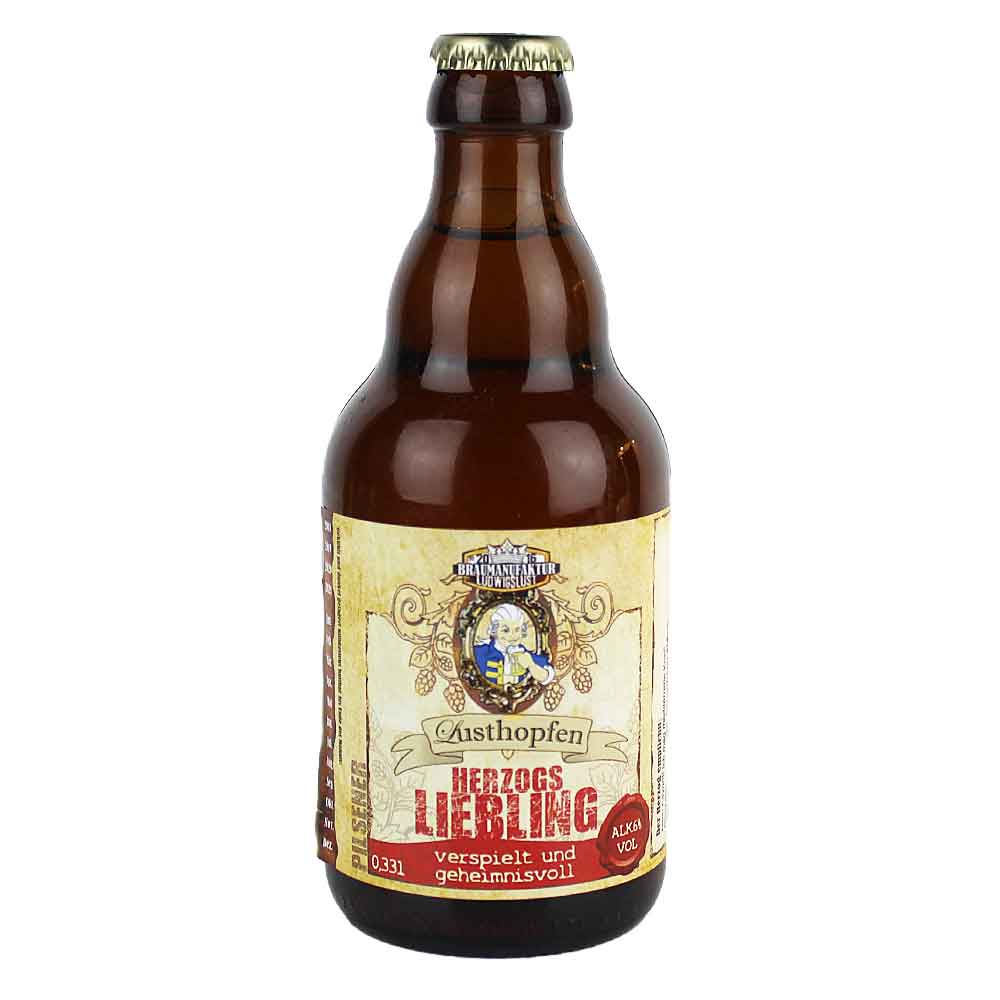 Bild von Ludwigslust - HERZOGS LIEBLING - PILSENER - aus Mecklenburg - 0,33l  
