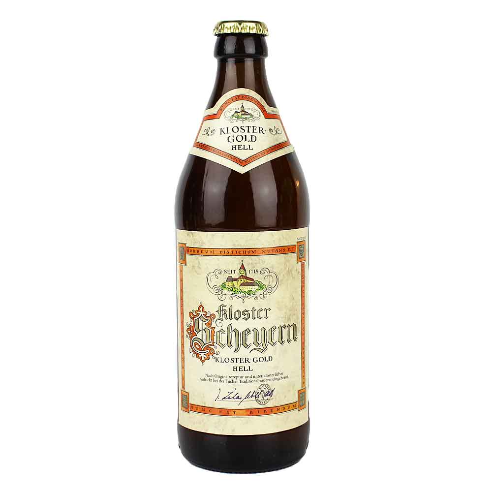 Bild von Kloster Scheyern - Gold - Export Hell 0,5l