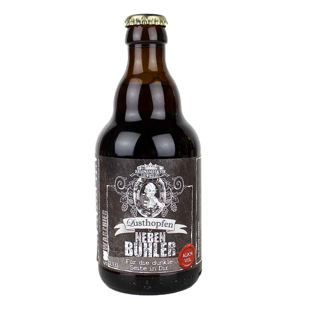 Bild von Ludwigsluster - NEBENBUHLER - SCHWARZBIER - aus Mecklenburg 0,33l