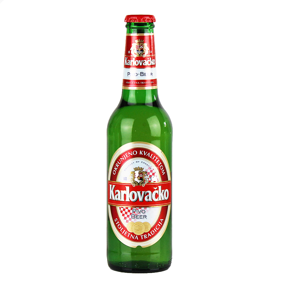 Bild von Karlovacko Bier - aus Kroatien - 0,33l ## 