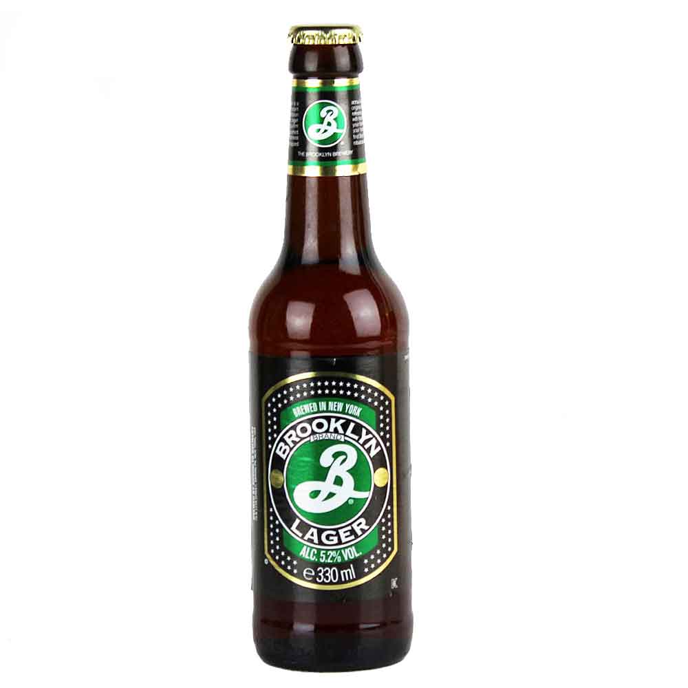 Bild von Brooklyn Beer - LAGER - USA 0,355l ( MHD 26. JANUAR 2026 )