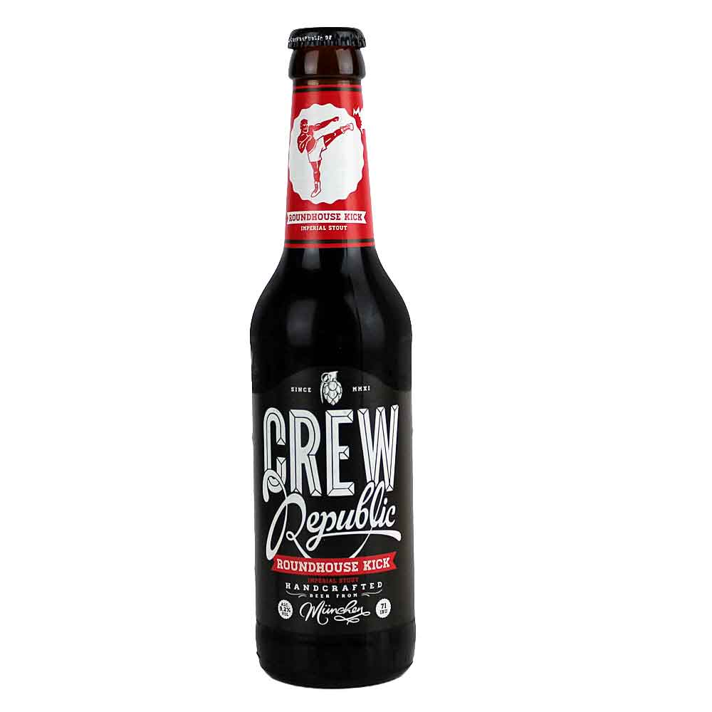 Bild von Crew Republic Bier - ROUNDHOUSE KICK - IMPERIAL STOUT - 0,33l