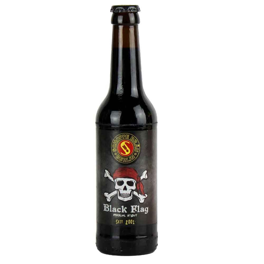 Bild von Schoppe Bräu - BLACK FLAG - STOUT - 0,33l 