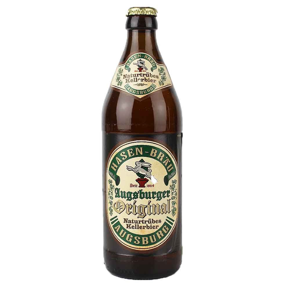 Bild von Hasen Bräu - Augsburger ORIGINAL KELLERBIER - 0,5l