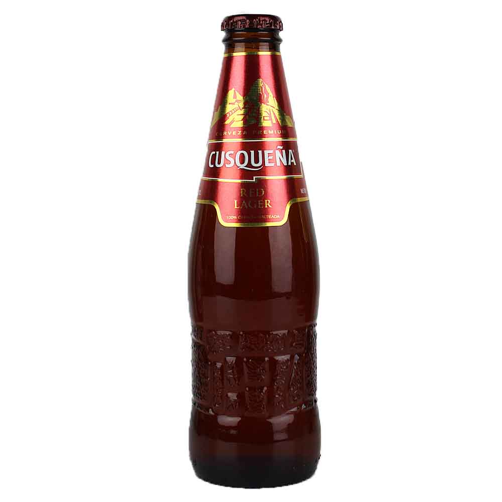 Bild von Cusquena Bier - RED - Peru 0,33l  ( MHD 31. DEZEMBER 2022 )