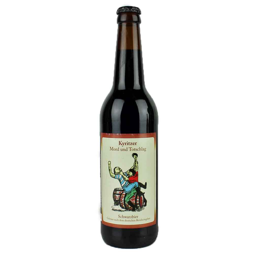 Bild von Kyritzer Mord und Totschlag Bier - Schwarzbier - 0,5l 