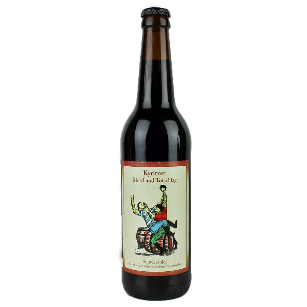 Bild von Kyritzer Mord und Totschlag Bier - Schwarzbier - 0,5l