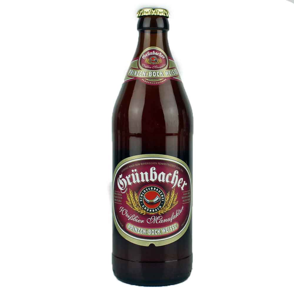 Bild von Grünbacher - PRINZEN BOCK WEISSE - 0,5l ( MHD 04. SEPTEMBER 2026 )