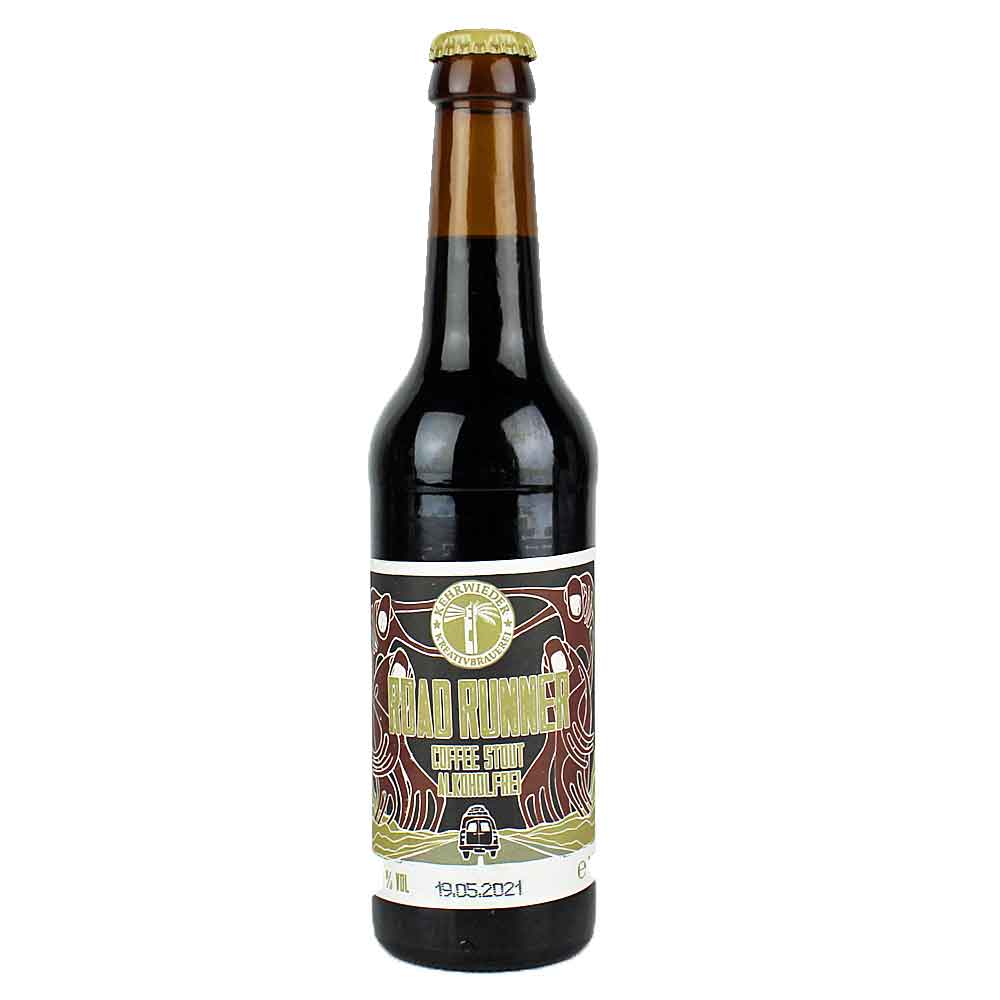 Bild von Kehrwieder Kreativbrauerei - ROAD RUNNER - COFFEE STOUT - ALKOHOLFREI - 0,33l