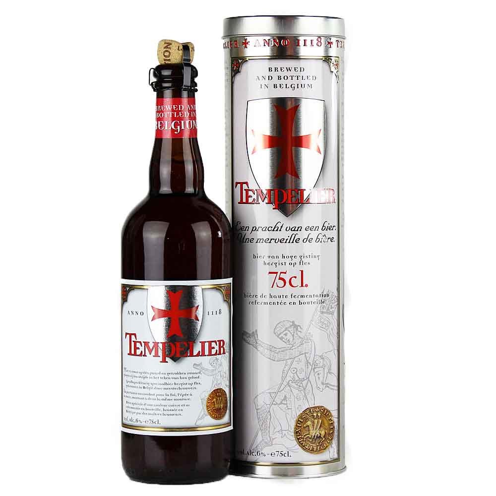 Bild von Tempelier Bier - Belgian Ale - in der SCHMUCKDOSE - 0,75