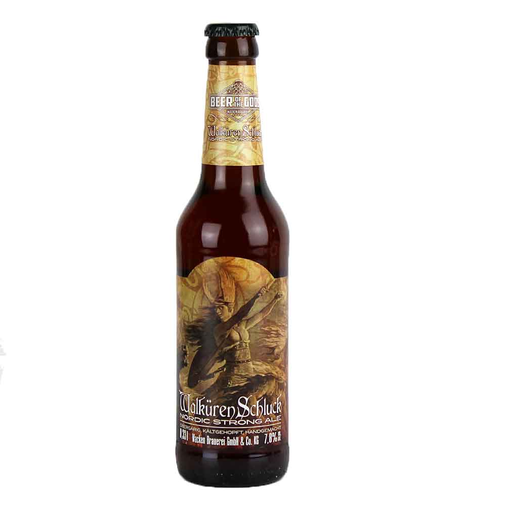 Bild von Wacken Bier - WALKÜREN SCHLUCK - NORDIC STRONG ALE - 0,33l  ( MHD 18. SEPTEMBER 2025 )