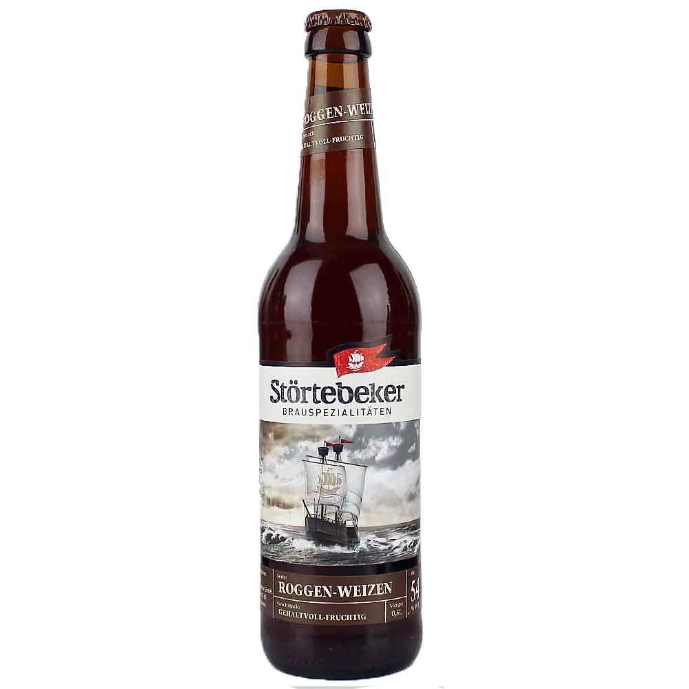 Bild von Störtebeker Bier - ROGGEN WEIZEN - Bio-Bier - 0,5l 
