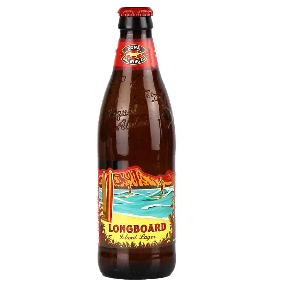 Bild von Kona Bier - LONGBOARD - Island Lager aus Hawaii - 0,33l 