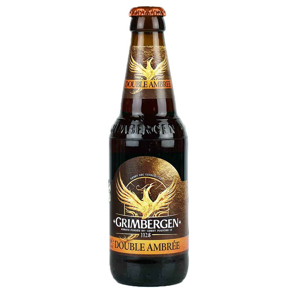 Bild von Grimbergen Bier - DOUBLE AMBREE - Abteibier Belgien 6,5% - 0,33l