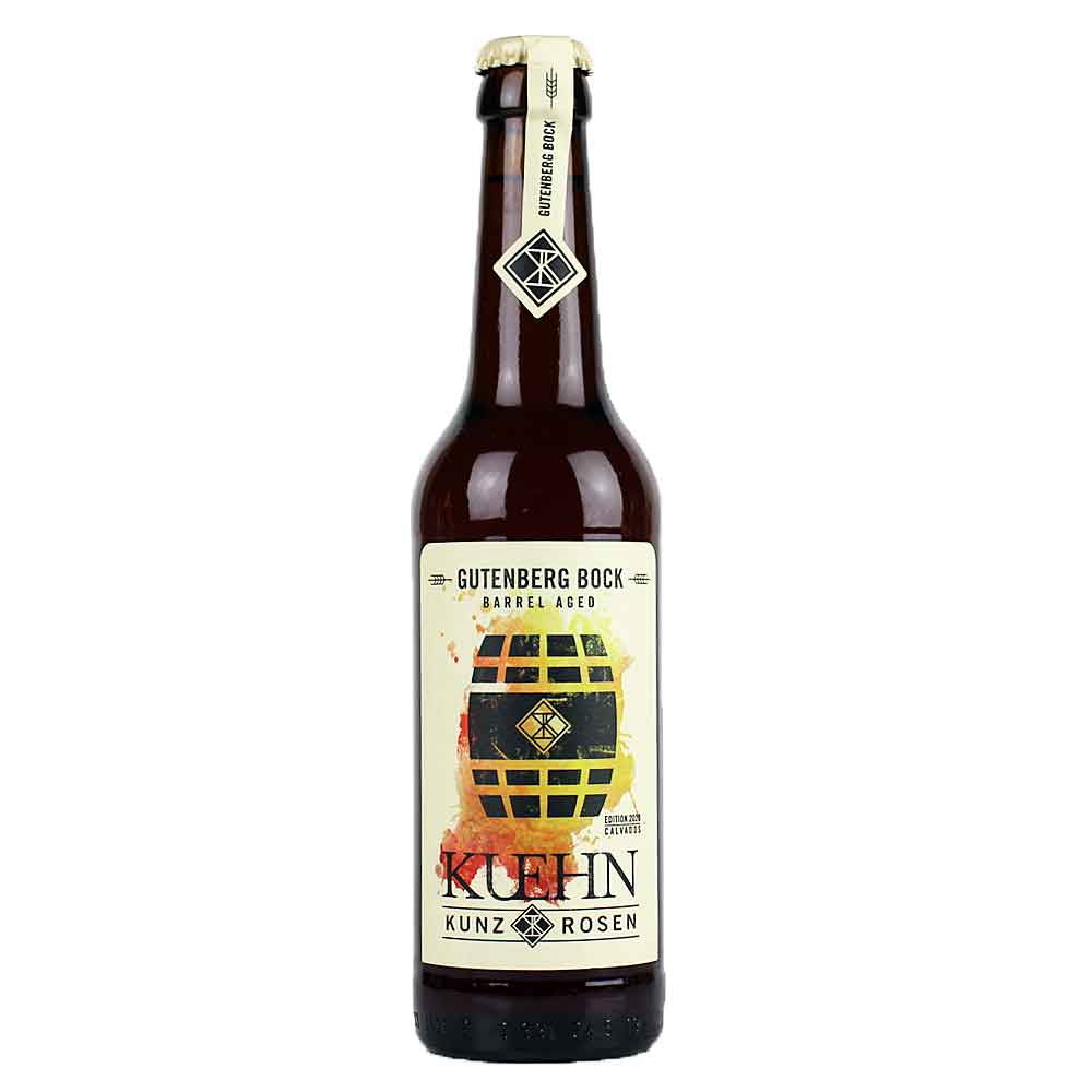 Bild von Kuehn Kunz Rosen - GUTENBERG BOCK - BARREL AGED - Jahrgang 2021 SHERRY - 0,33l 