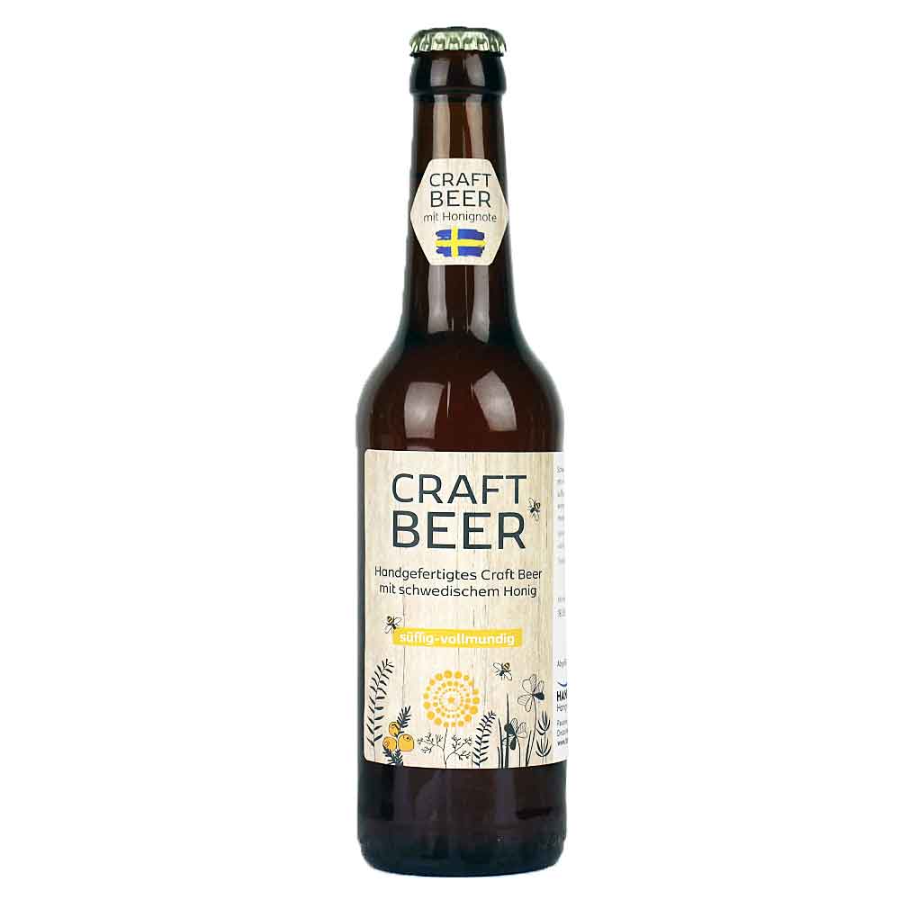 Bild von Hanse Honig Craft Beer - MIT SCHWEDISCHEM HONIG - 0,33l 