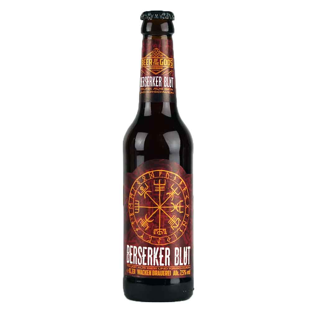Bild von Wacken Bier - BERSERKER BLUT - BIER & KIRSCHWEIN GEMISCH -  0,33l