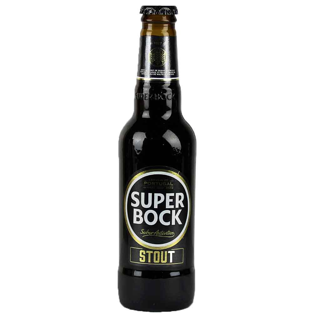 Bild von Super Bock - STOUT - Bier aus PORTUGAL - 0,33l ( MHD 31. OKTOBER 2025 )