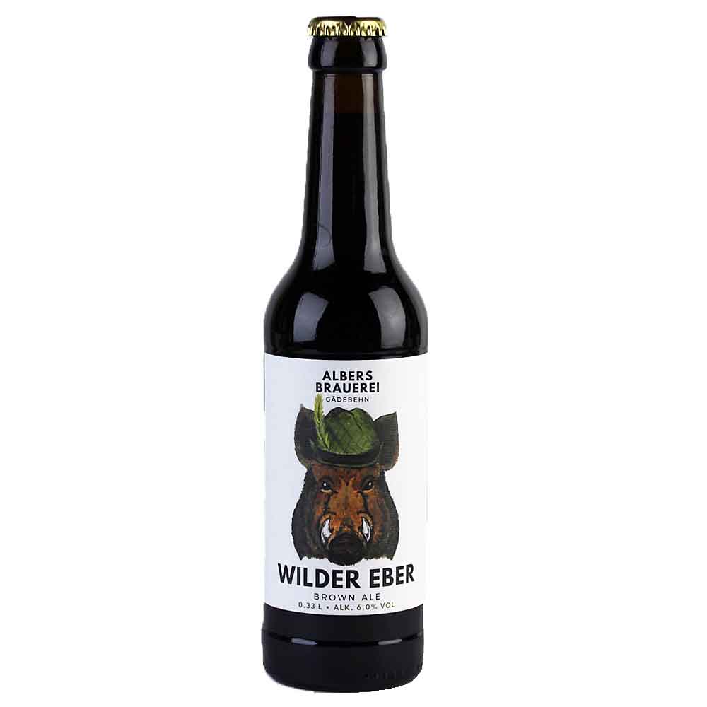 Bild von Albers Brauerei - WILDER EBER - BROWN ALE - 0,33l  