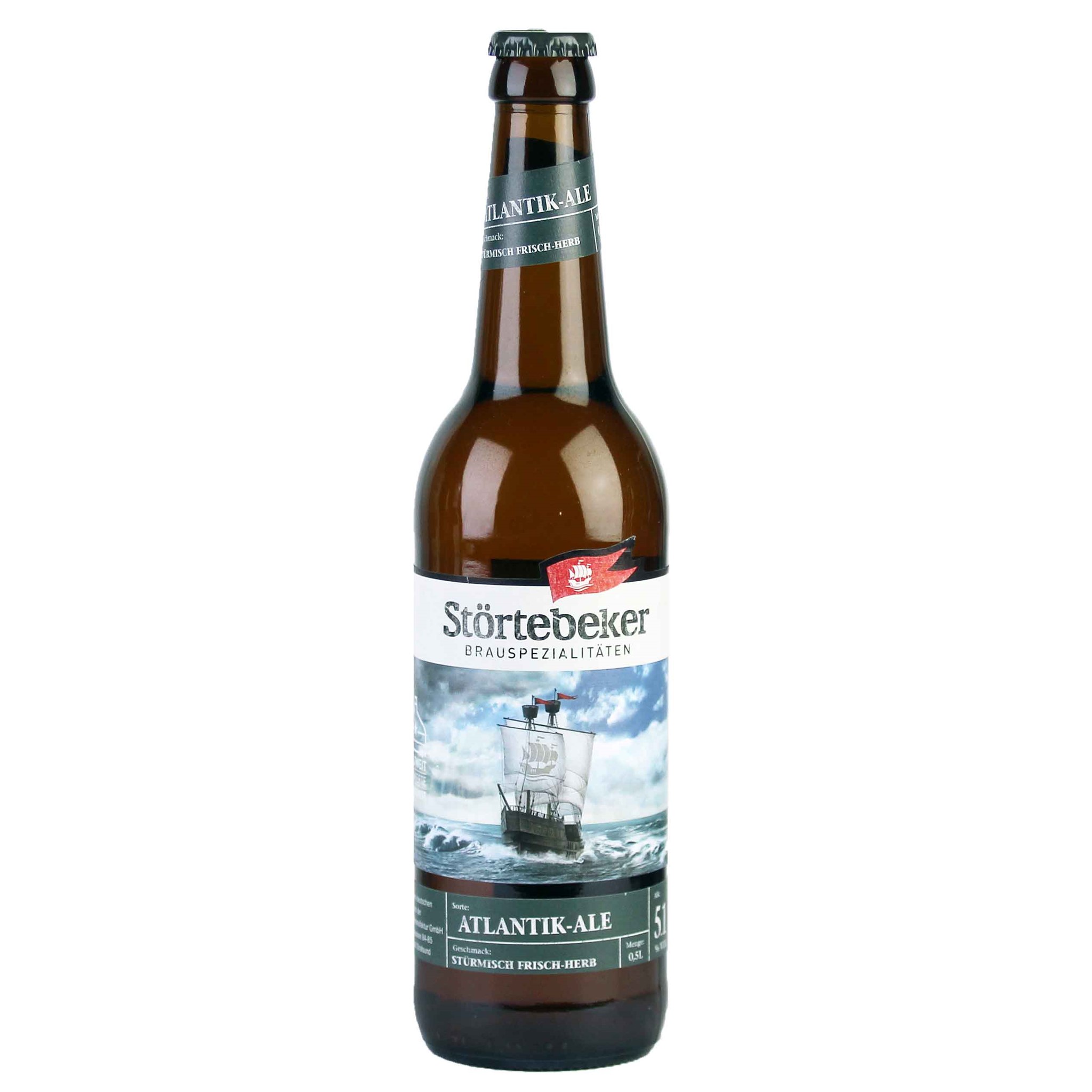Bild von Störtebeker Bier - ATLANTIK ALE - Pale Ale aus Stralsund 0,5l