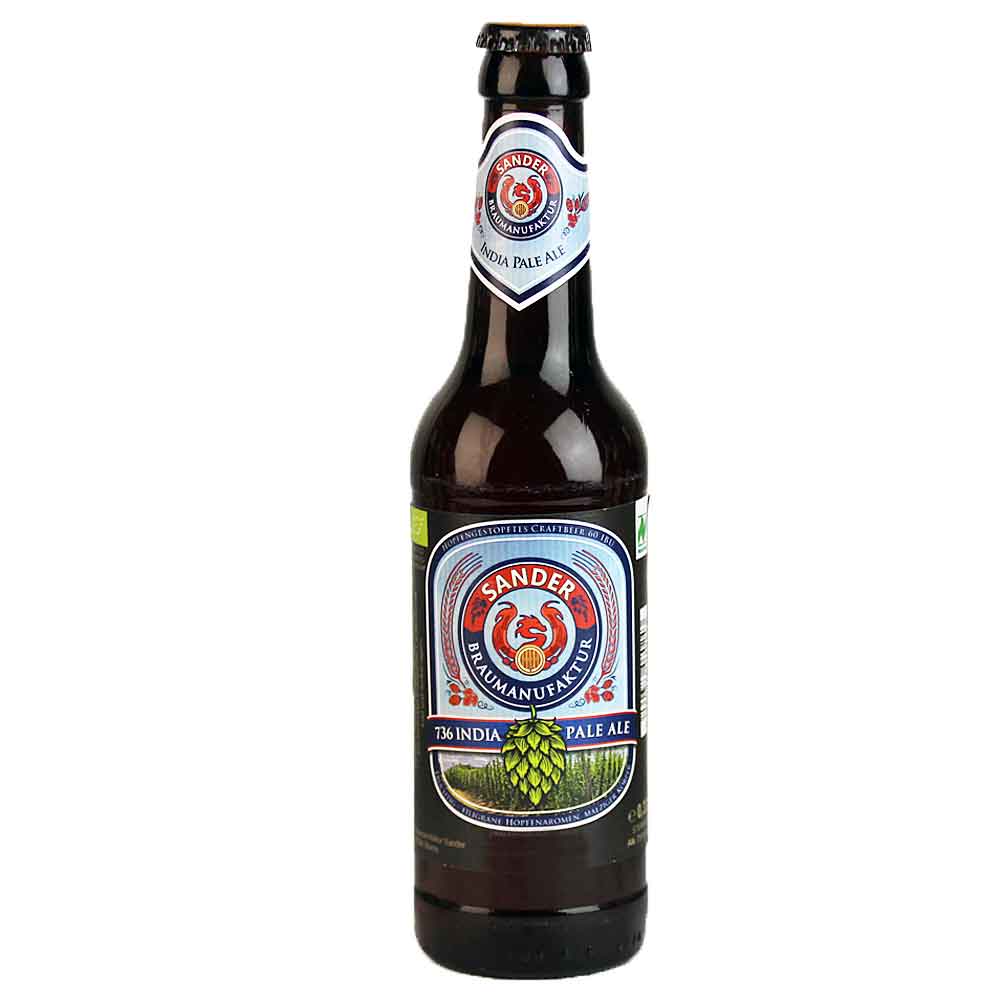 Bild von Sander - 736 INDIA PALE ALE - 0,33l  ( MHD 03. SEPTEMBER 2026 )