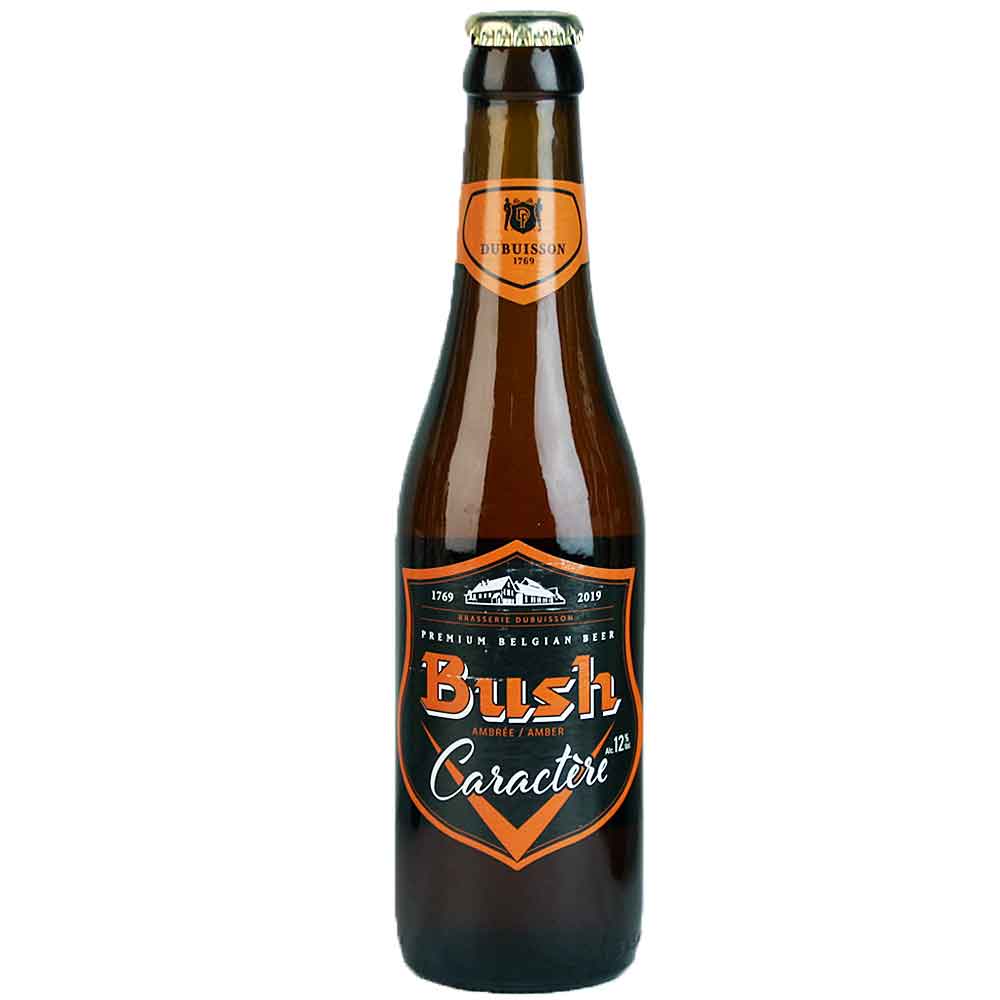 Bild von Bush  - CARACTERE - AMBER - 0,33l ( MHD 11. JULI 2026 )