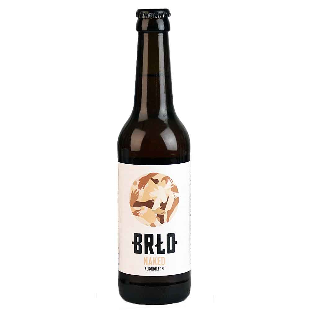 Bild von BRLO Bier -  NAKED - Alc. < 0,5% Vol - 0,33l 