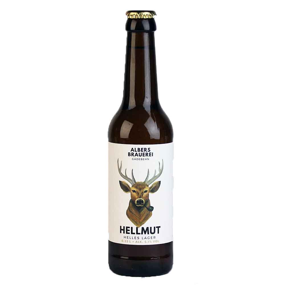 Bild von Albers Brauerei - HELLMUT - HELLES LAGER - 0,33l 
