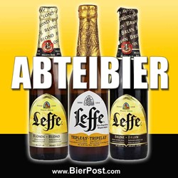Bild von Leffe - 3er PROBIERSET - Belgien je 0,33l