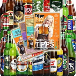 Bild von 24 Biere aus aller Welt - incl. Verkostungstipps und BierPostCARD