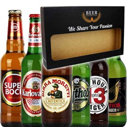 Bild von 6 Biere aus EUROPA - ohne oder mit Geschenkbox