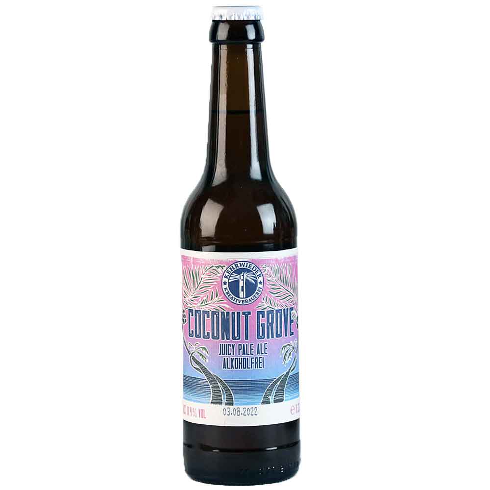 Bild von Kehrwieder Kreativbrauerei - COCONUT GROVE - JUICE PALE ALE - ALKOHOLFREI - 0,33l -