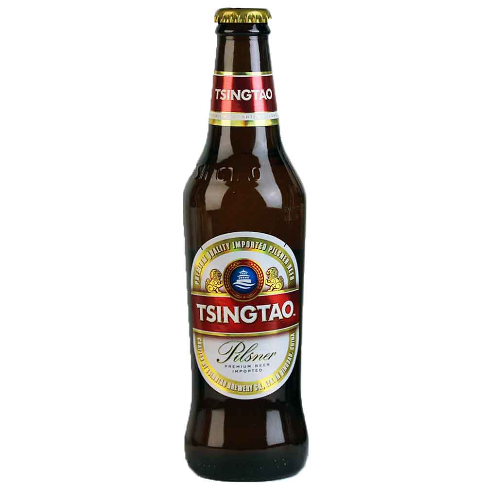 Bild von Tsingtao Bier - PILSENER - China 0,33l  ( MHD 06. April 2024 )