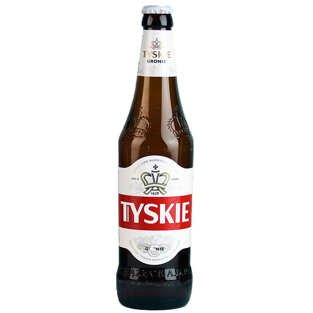 Bild von Tyskie Bier - Polen 0,5l ## 