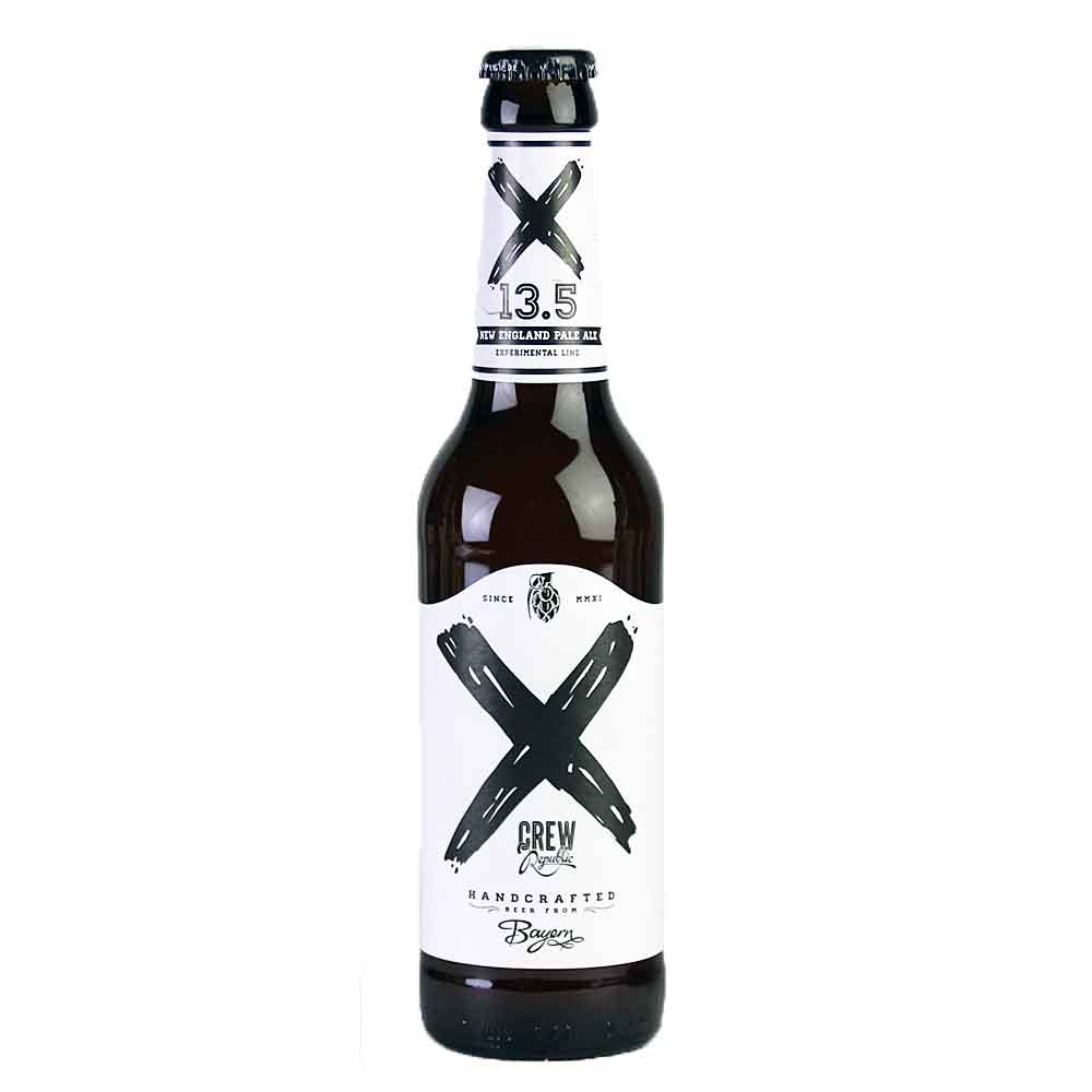 Bild von Crew Republic - X 13.5 -  NEW ENGLAND PALE ALE -  0,33l  ( MHD 19. SEPTEMBER 2023 )