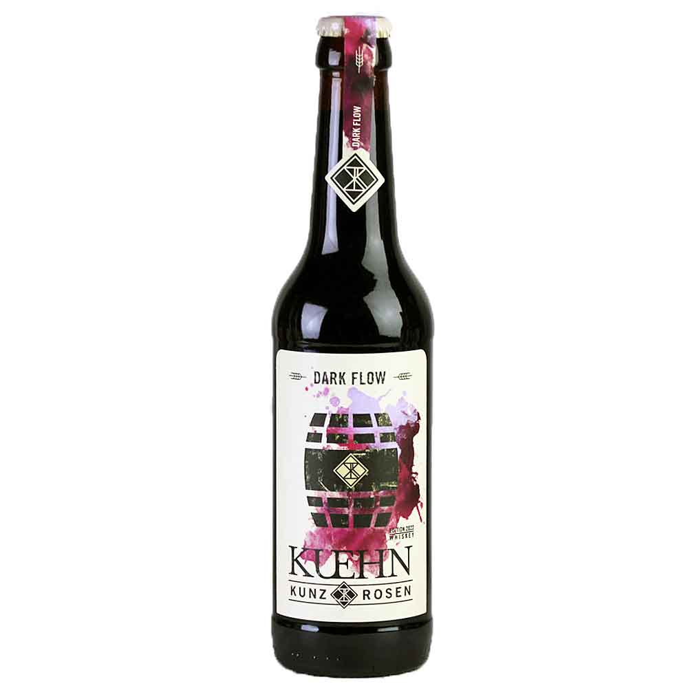Bild von Kuehn Kunz Rosen - DARK FLOW - BARREL AGED - IMPERIAL STOUT - Jahrgang 2021 WHISKEY - 0,33l