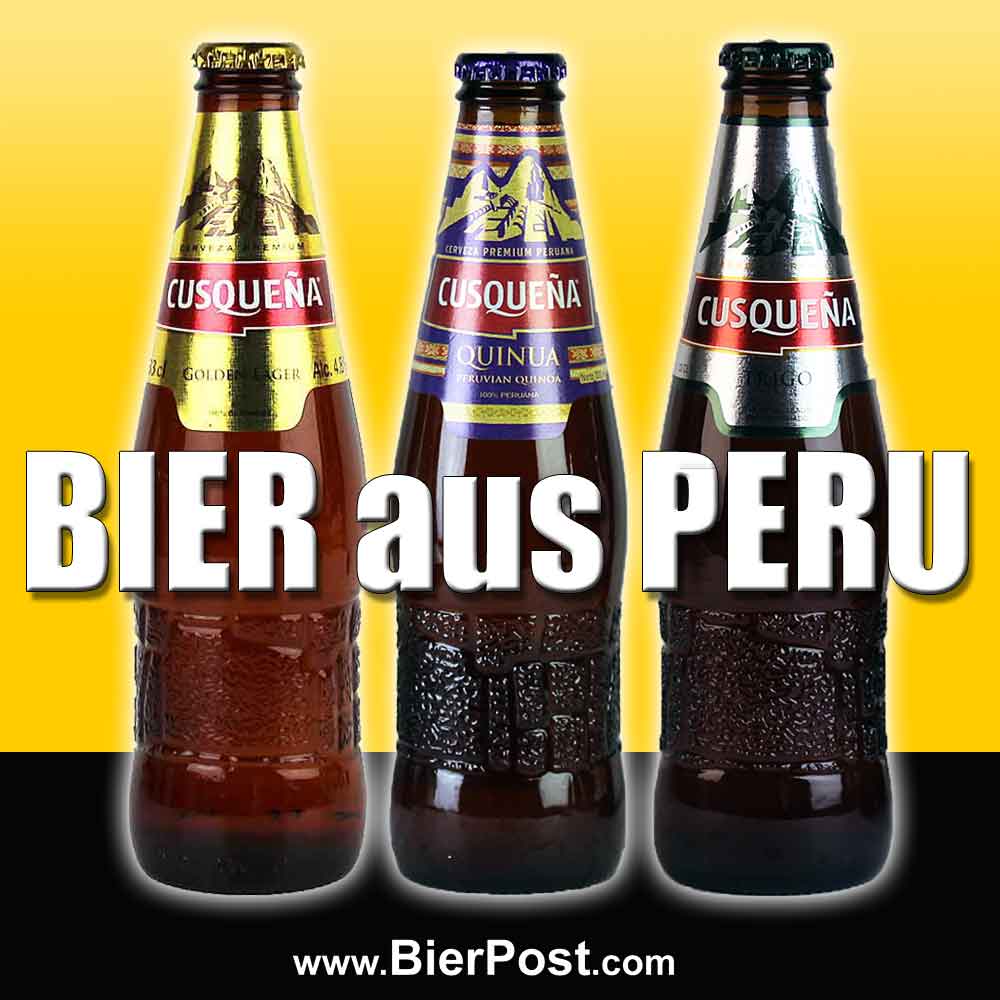 Bild von Cusquena Bier - 3er PROBIERSET je 0,33l
