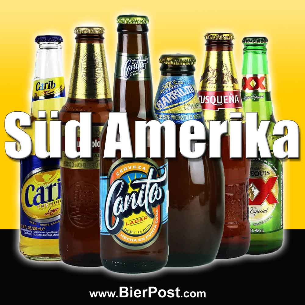 Bild von 6er SÜDAMERIKA Bierset - je 0,33l