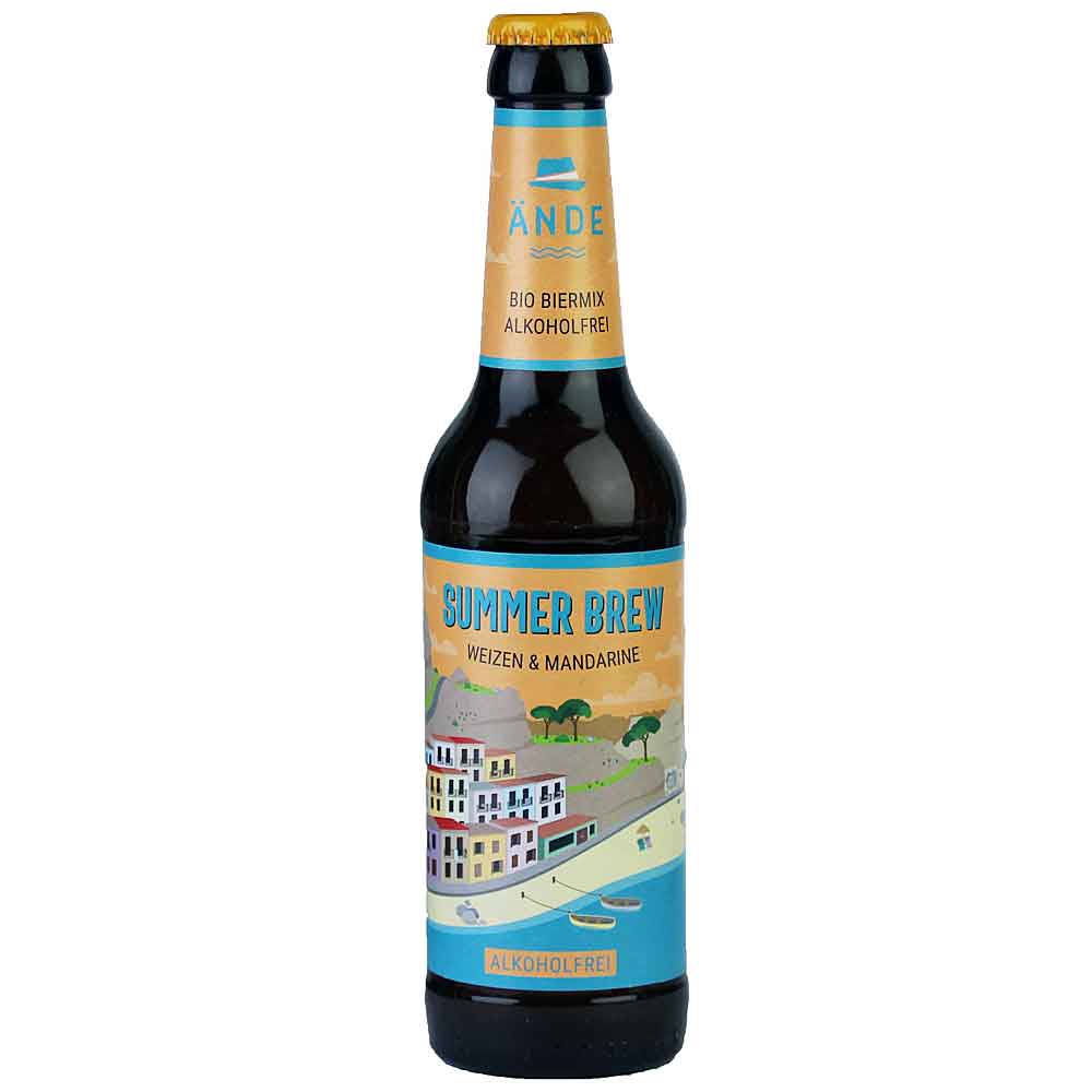 Bild von ÄNDE - SUMMER BREW - WEIZEN & MANDARINE -   - Alc. < 0,4% Vol - 0,33l 