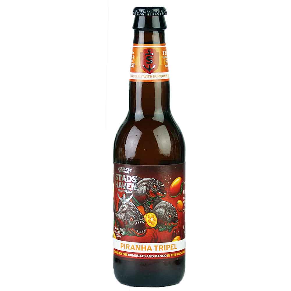 Bild von Stadshaven Brouverij  - PIRANHA TRIPEL - aus Rotterdam NL 0,33l