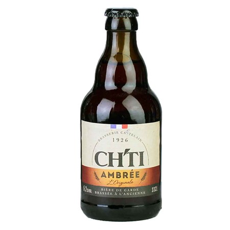 Bild von CH´TI (CHTI) - AMBREE - Bier aus Frankreich - 0,33l  ( MHD 08.09.2023 )